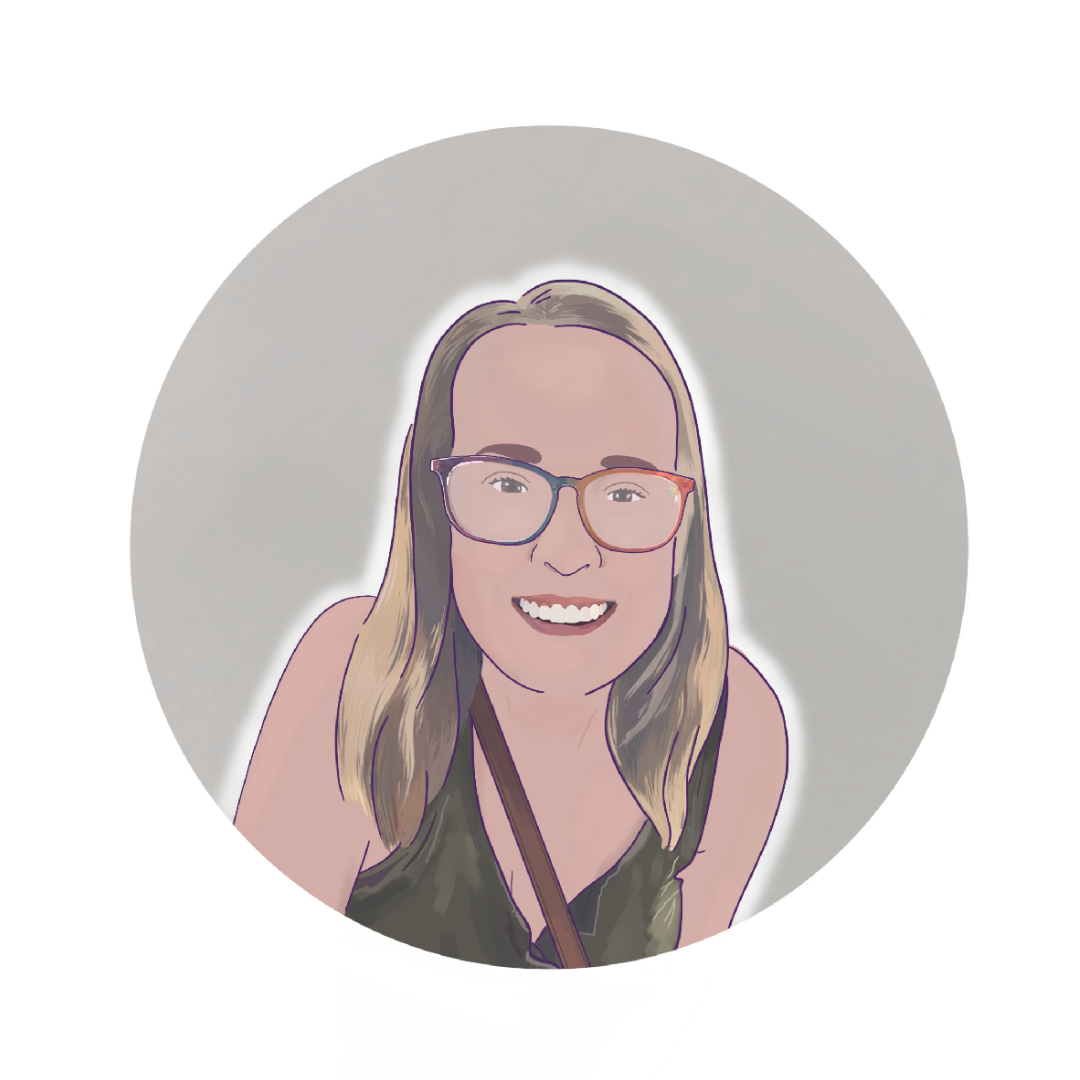 Illustrated headshot of Allison Freeman