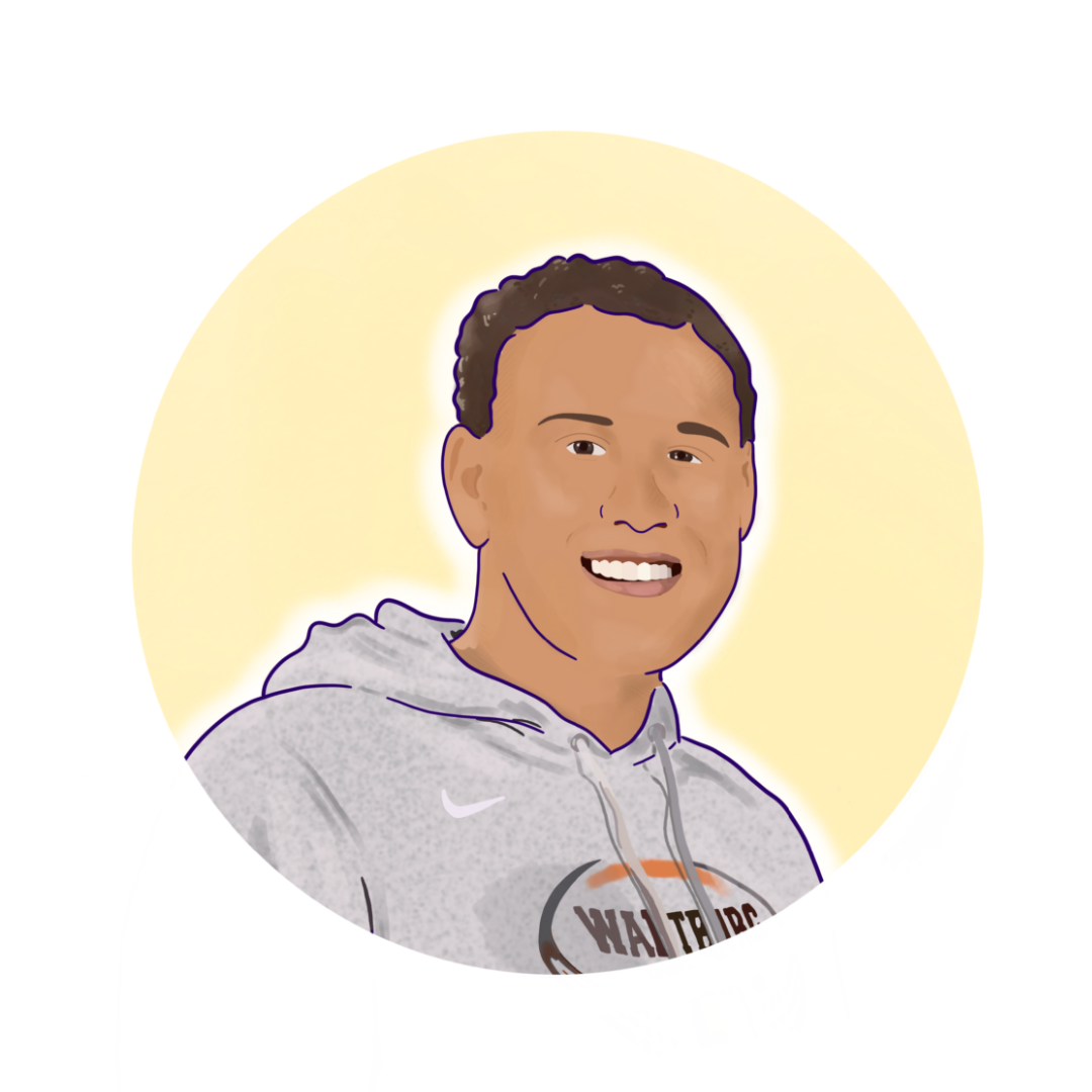 Illustrated headshot of Brandis Heffner