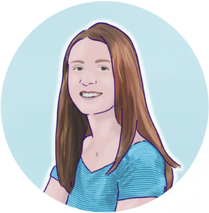 Emily Lockard illustrated headshot