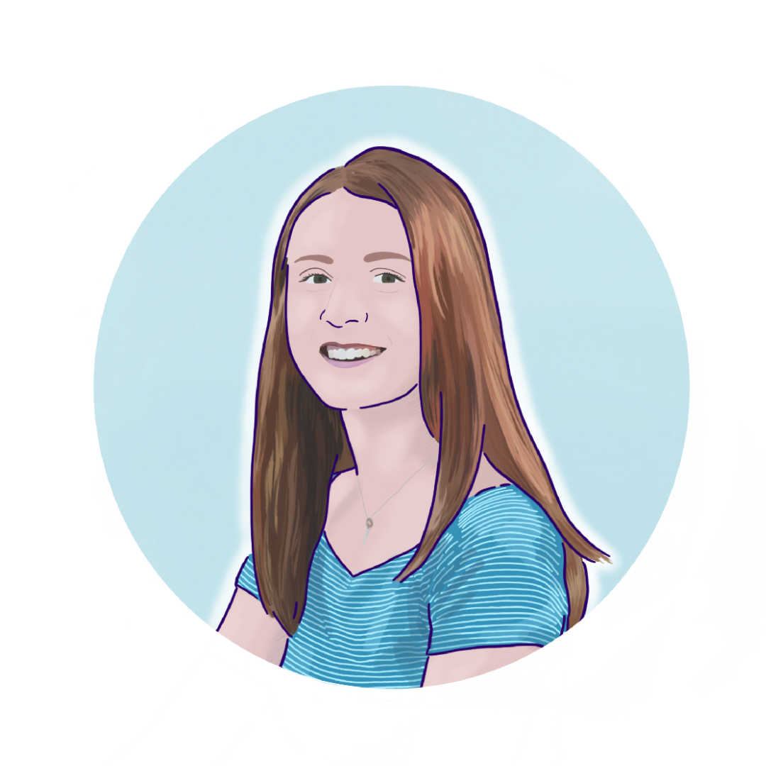 Emily Lockard illustrated headshot