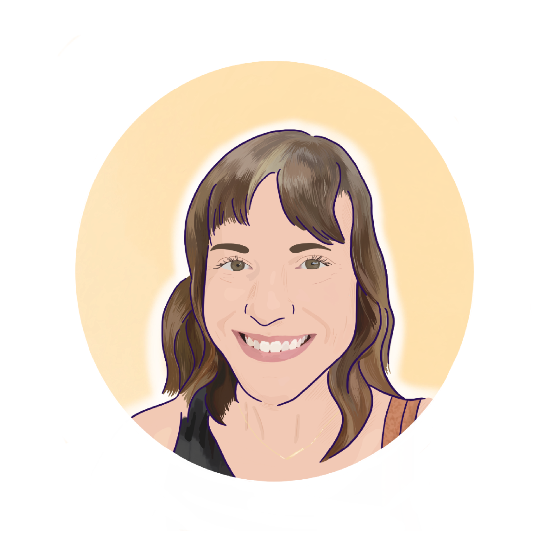 Illustrated headshot of Emily Minehart