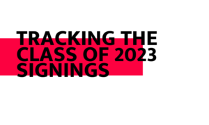 Tracking the class of 2023 signings over a CGN pink rectangle