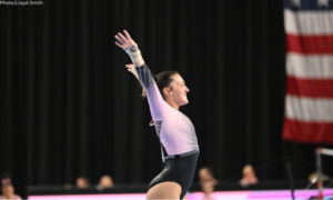 Ady Wahl competes at the Nastia Liukin Cup
