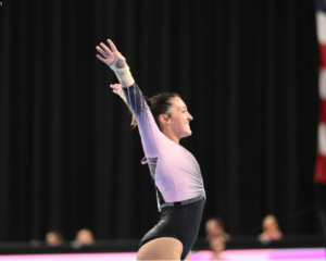 Ady Wahl competes at the Nastia Liukin Cup