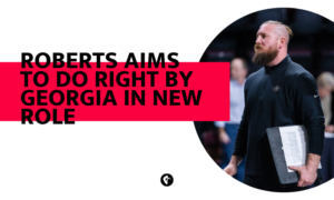 Roberts Aims to Do Right by Georgia Gymnastics in New Role article graphic