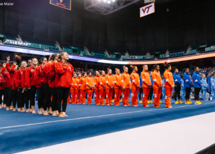 Teams line up for the ACC Championships