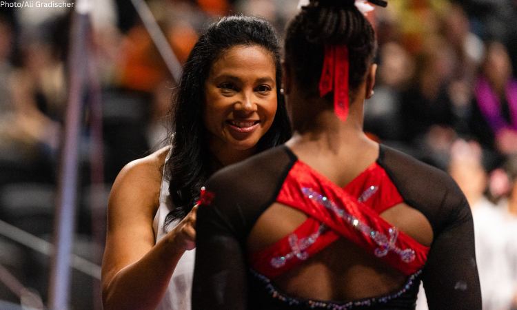 Rutgers head coach Umme Salim-Beasley