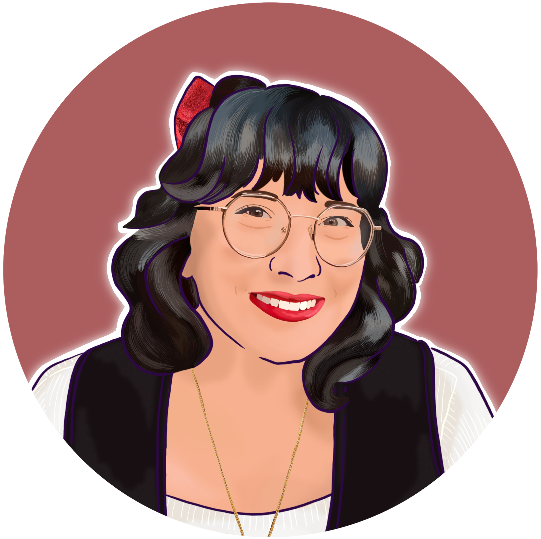 Illustrated Headshot of Hope Maier