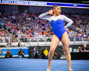 UCLA's Emma Malabuyo on floor