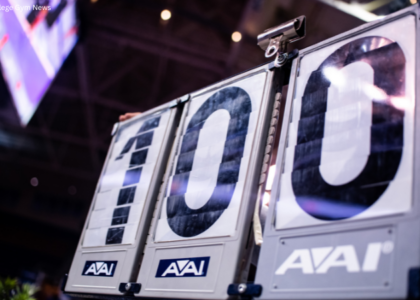 Score board with a perfect 10